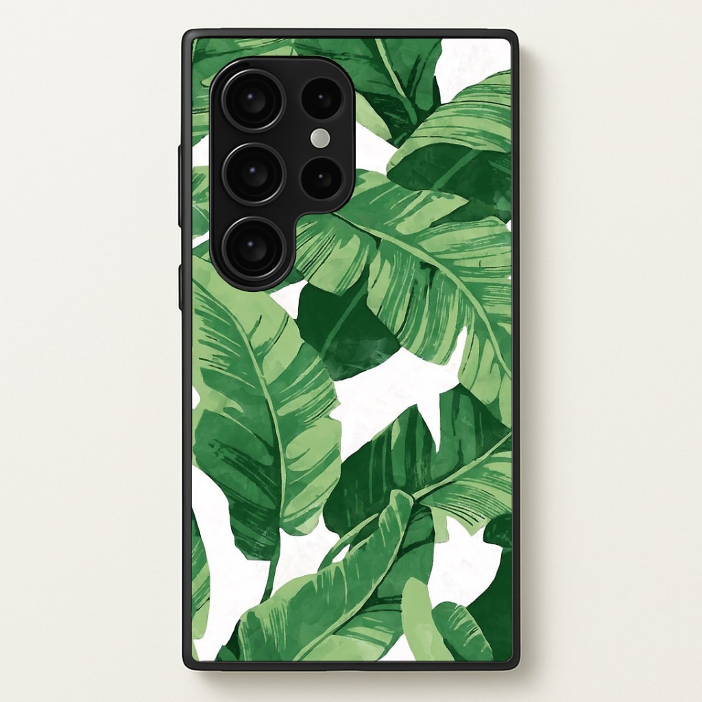 Tropical Banana Leaf Pattern Phone Case