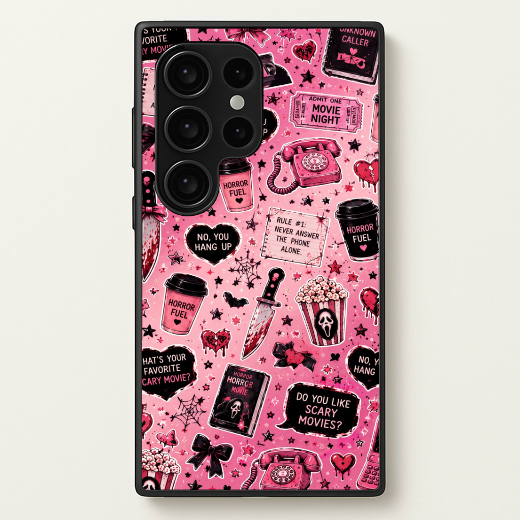 Horror Movie Pink Pattern Phone Case