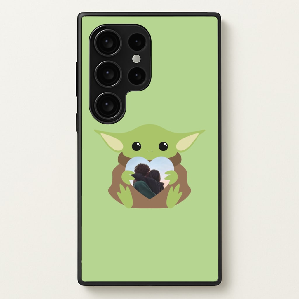 Baby Yoda - Personalised Couples Phone Case