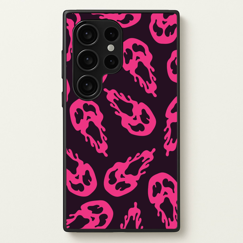 Trippy Ghost Face Pattern Phone Case