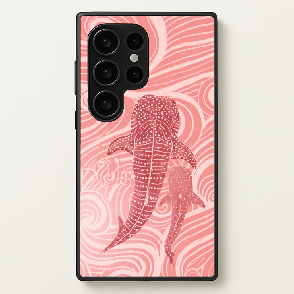 Rose Whale Shark Swirls Phone Case
