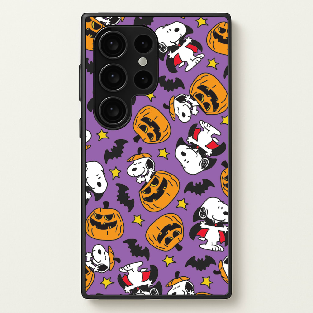 Cartoon Beagle Halloween Pattern Phone Case