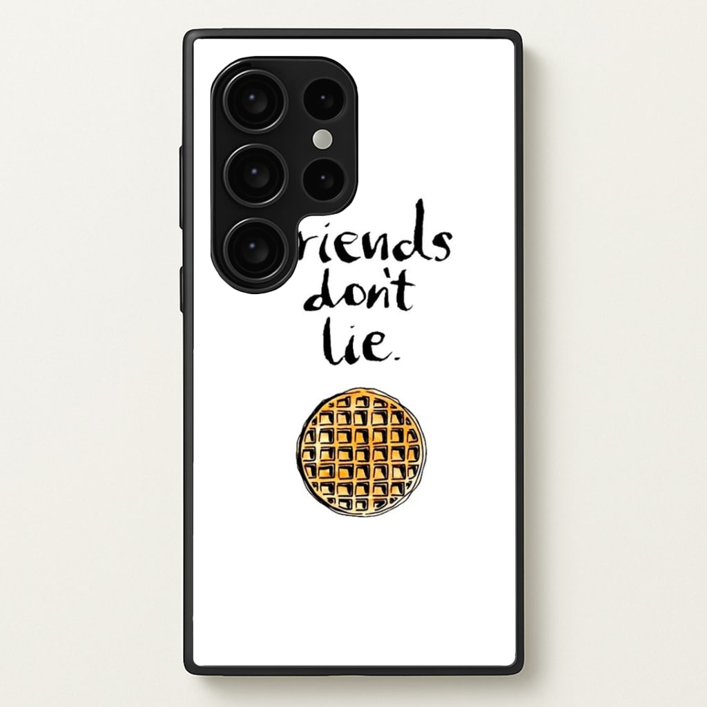 Friends Don't Lie Waffle Phone Case