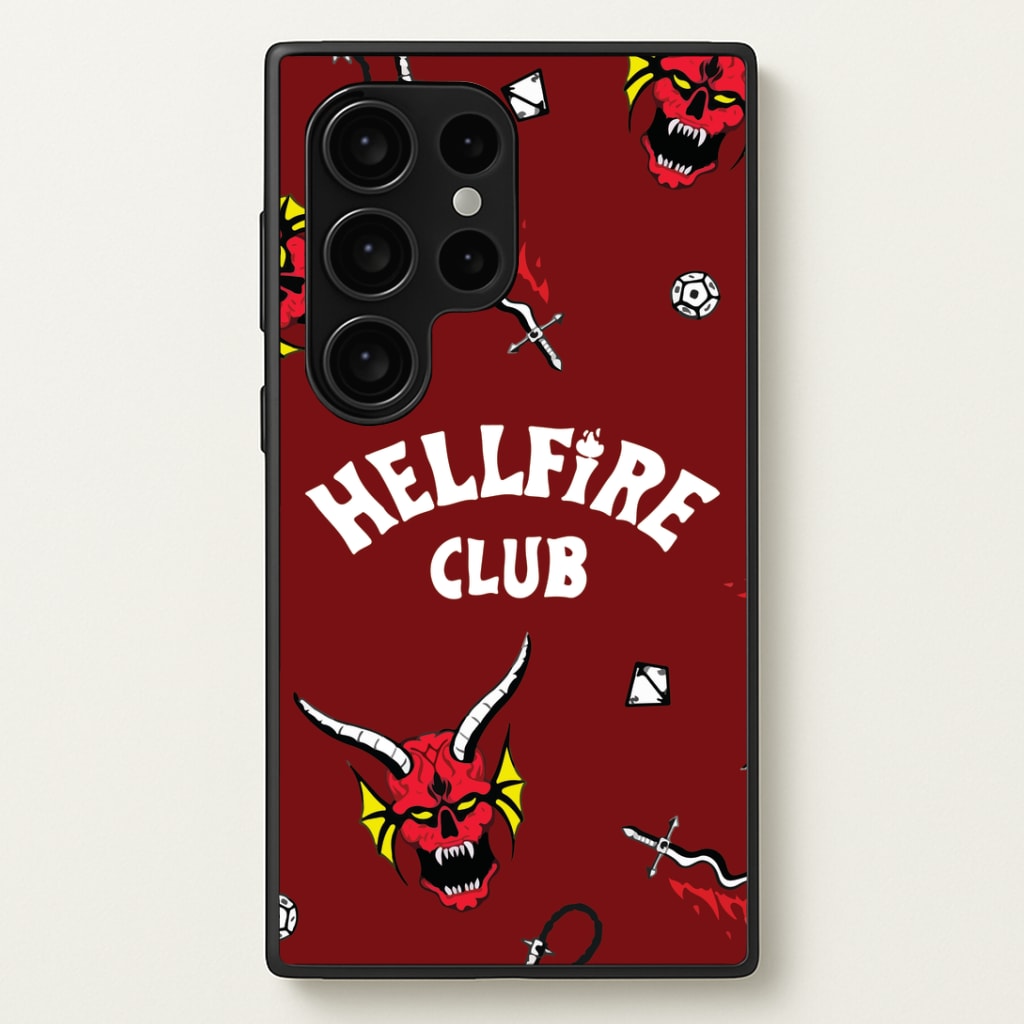 Hellfire Club Icons Collage Red Phone Case