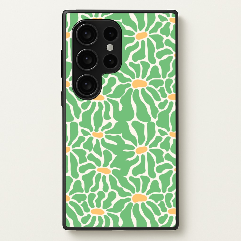 Green Flowers - Summer Phone Case