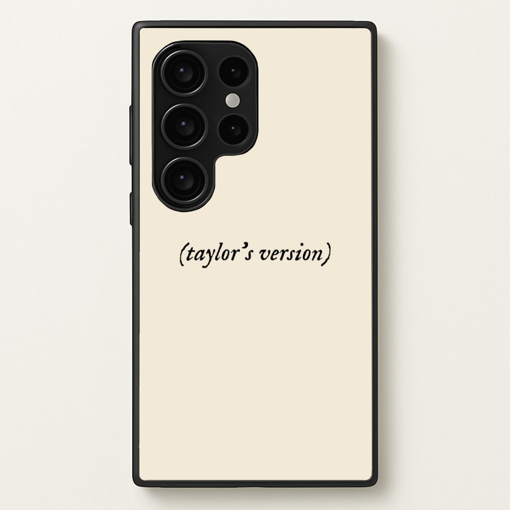 Personalised Taylor's Version Phone Case
