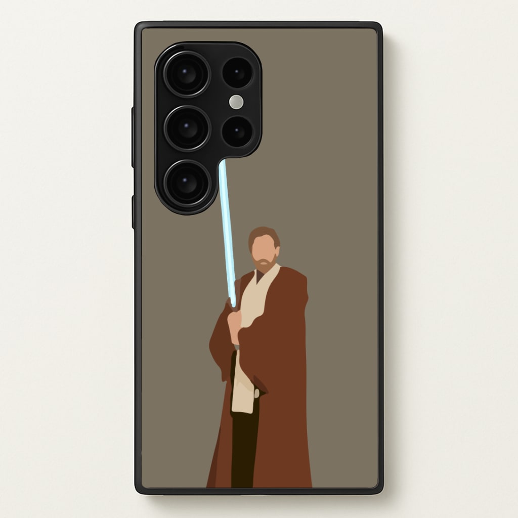 Kenobi Blue Lightsaber Phone Case