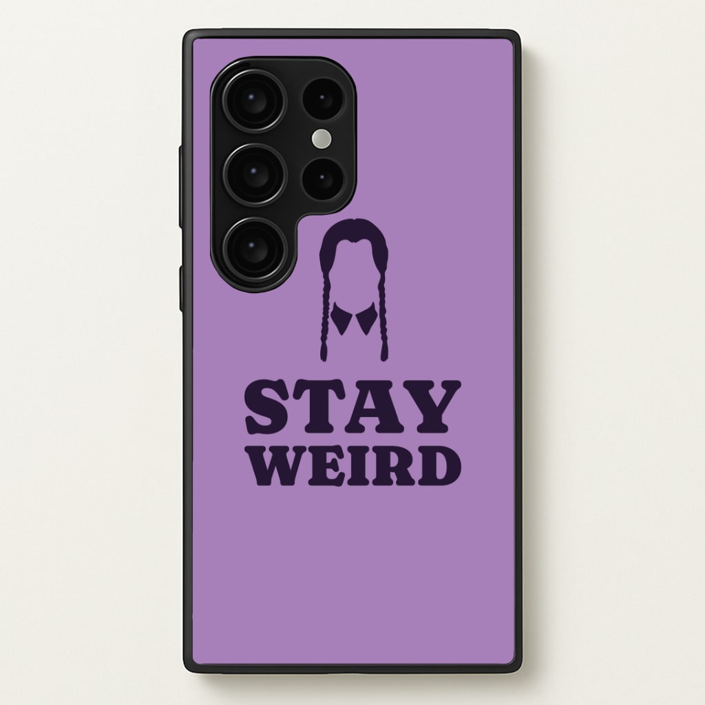 Stay Weird Purple Phone Case