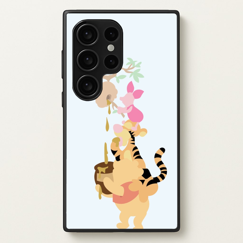 Bouncing Tiger , Piglet , Yellow Bear Phone Case