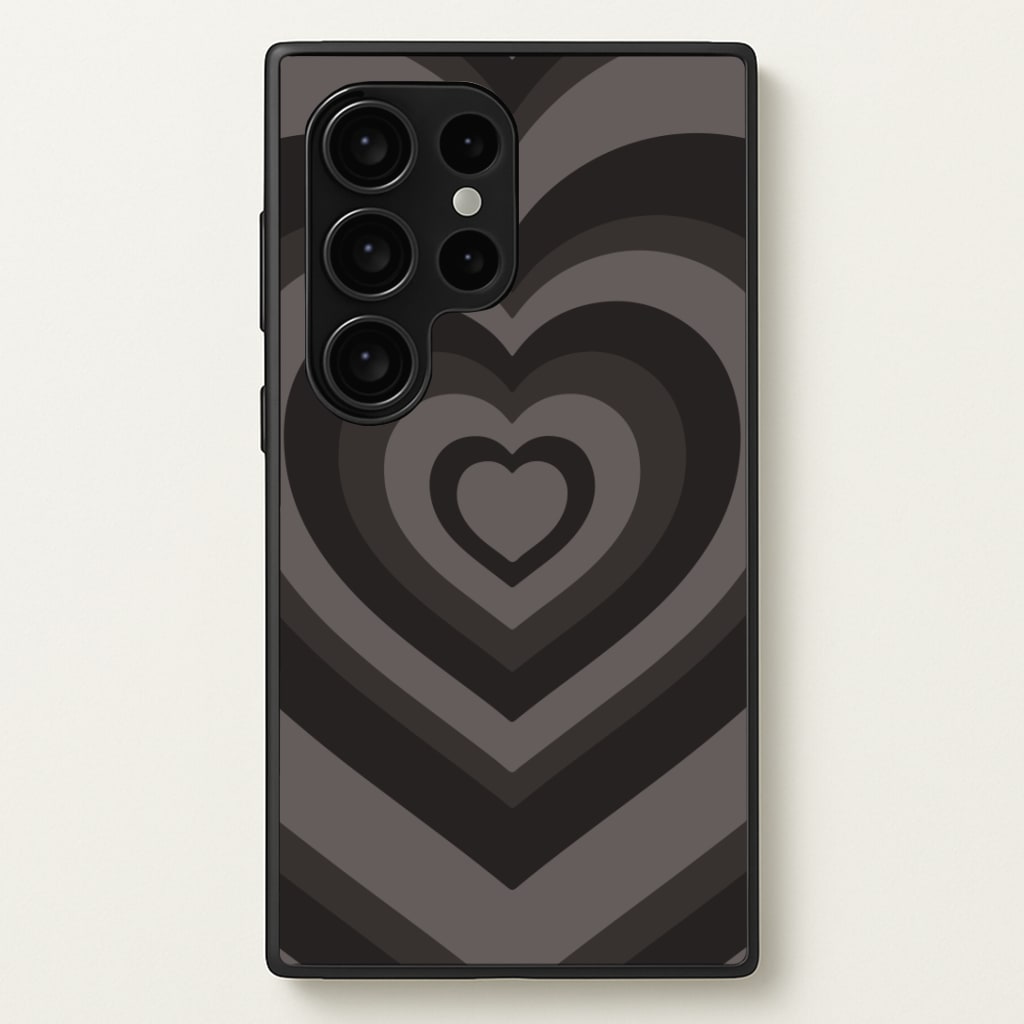 Abstract Black Heart Phone Case