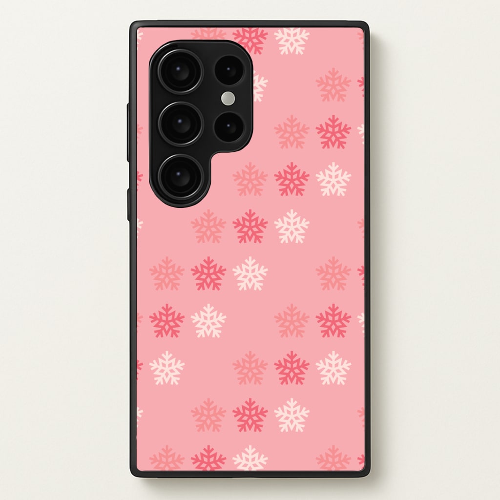 Red Slowflakes Christmas Pattern Phone Case