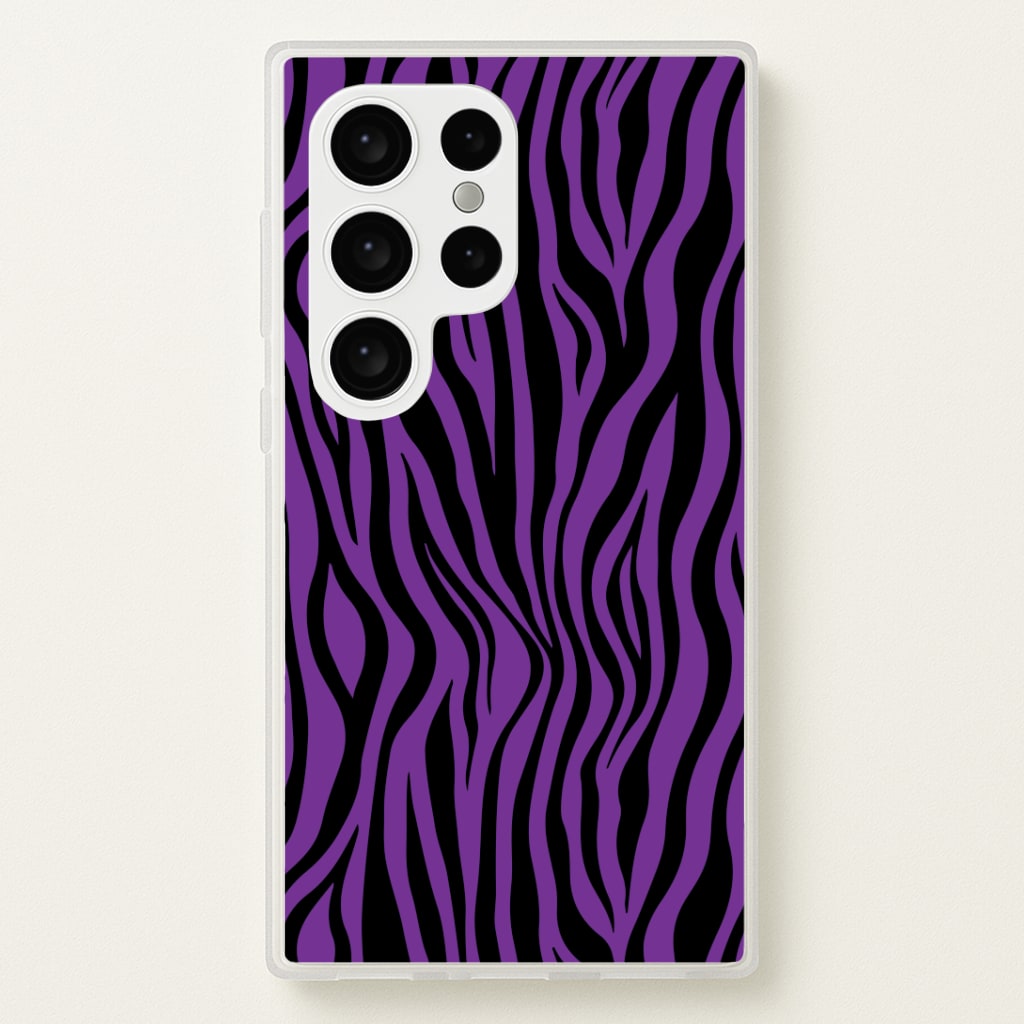 Purple Zebra - Animal Patterns Phone Case