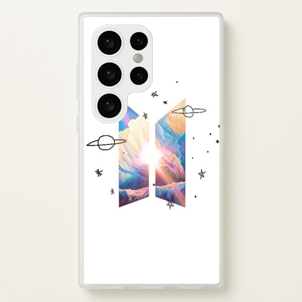 Space K-Pop Band Logo Phone Case
