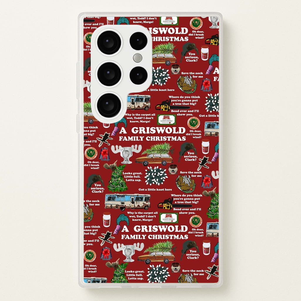 Christmas Holiday Collage Phone Case