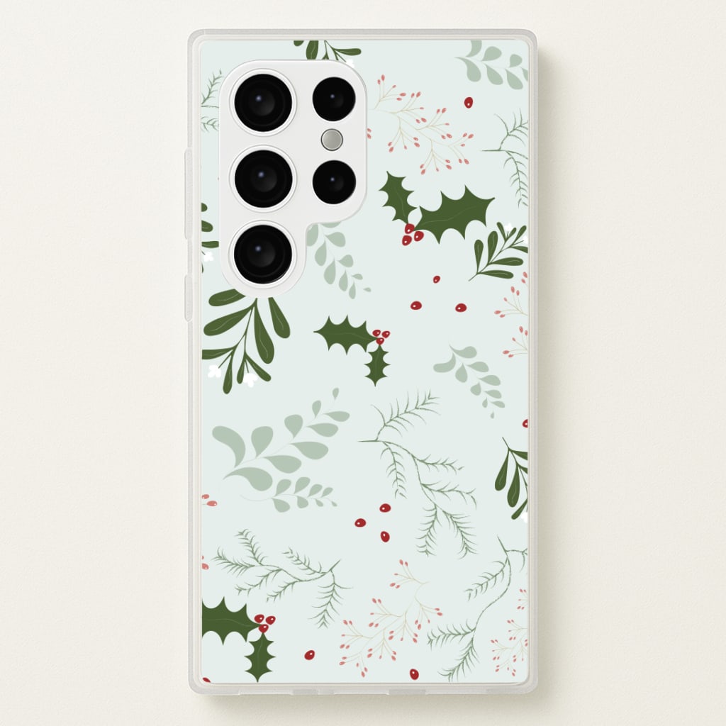 Christmas Floral Pattern Phone Case