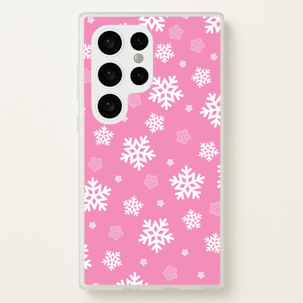 Snow Pink Pattern Phone Case