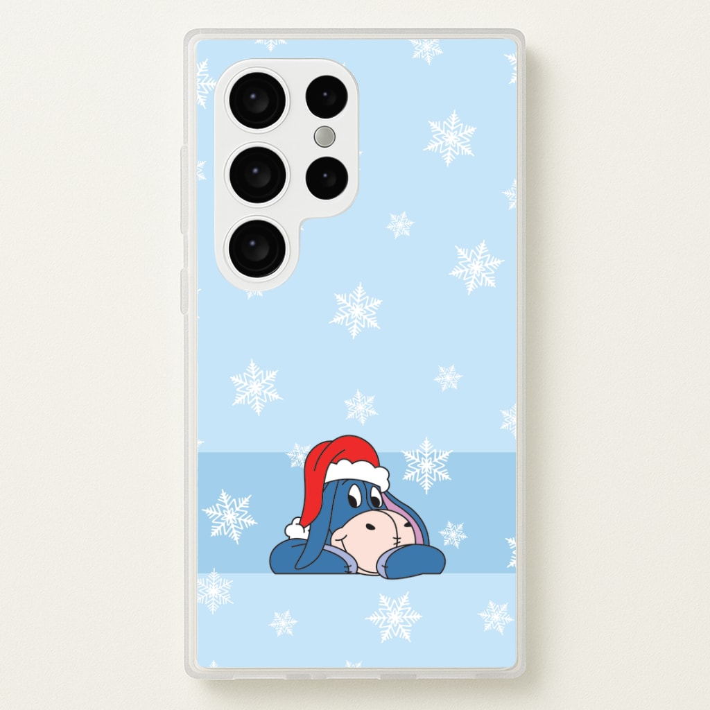 Cartoon Donkey Snowflakes Phone Case