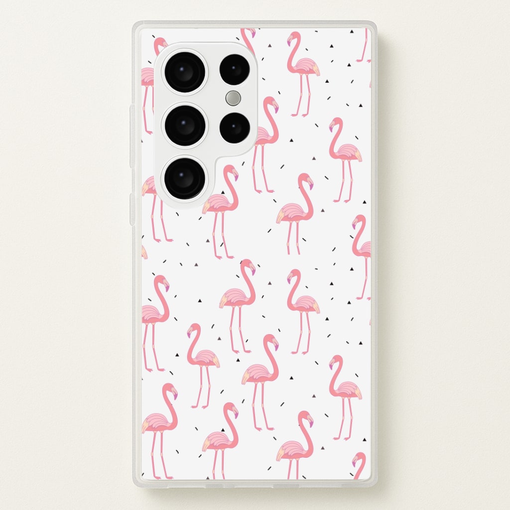 Pink Flamingo Pattern Phone Case