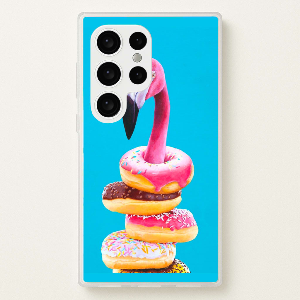 A Famished Flamingo Phone Case