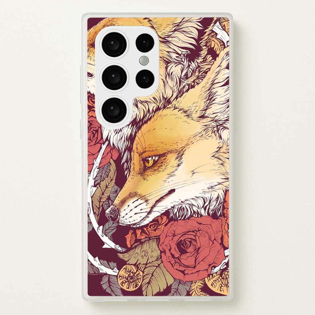 Red Fox Bloom Phone Case