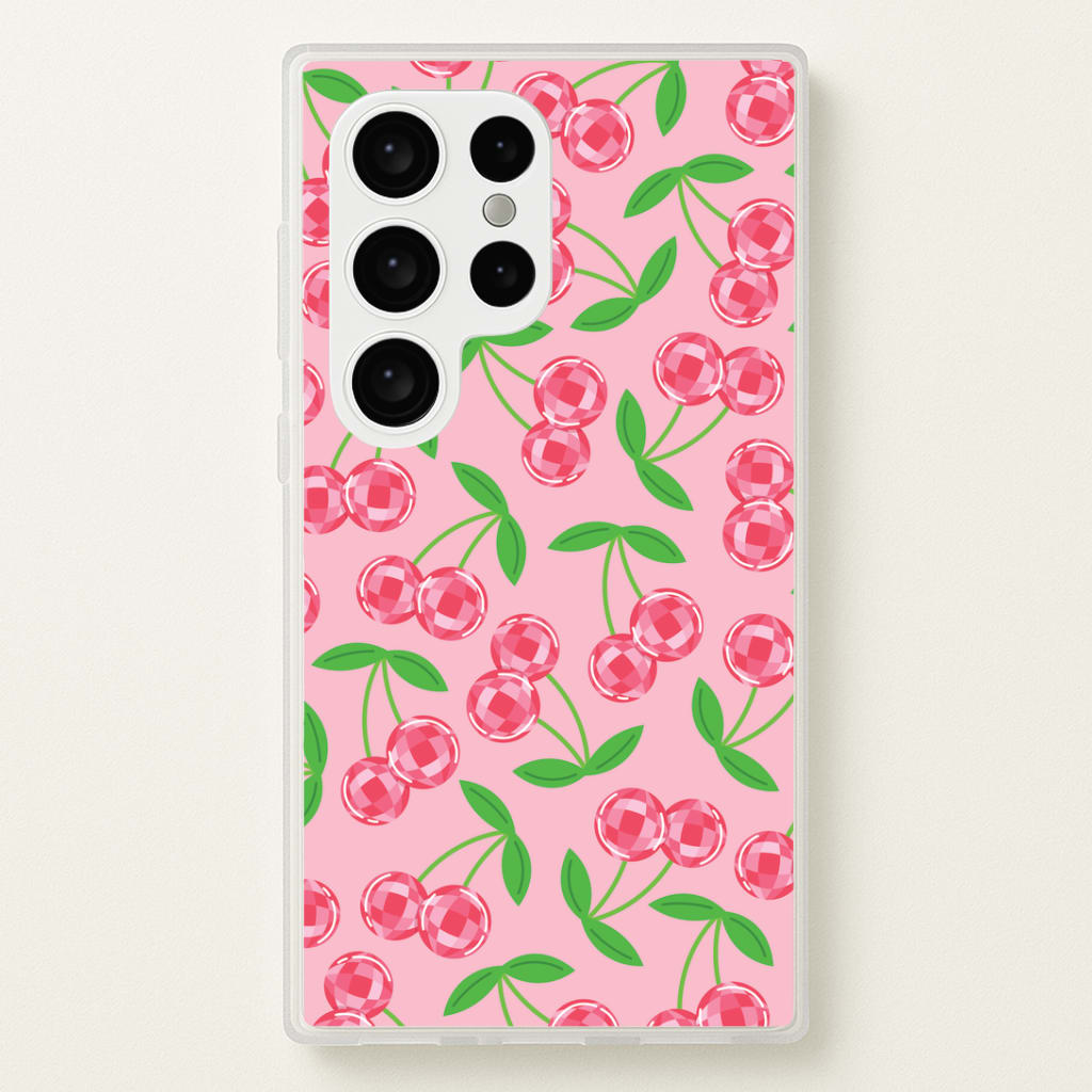 Disco Cherries Pattern Phone Case