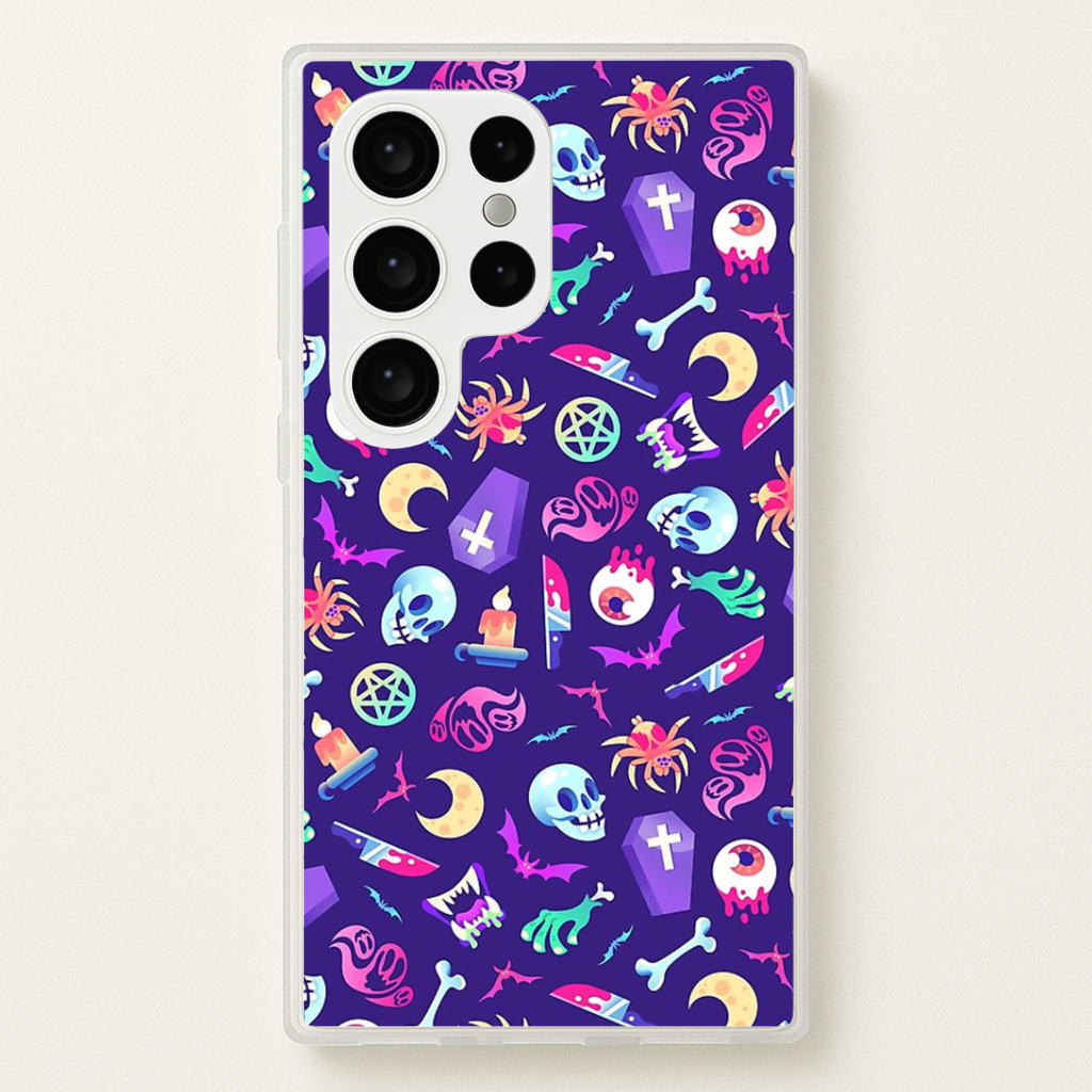 Horroriffic Halloween Pattern Phone Case
