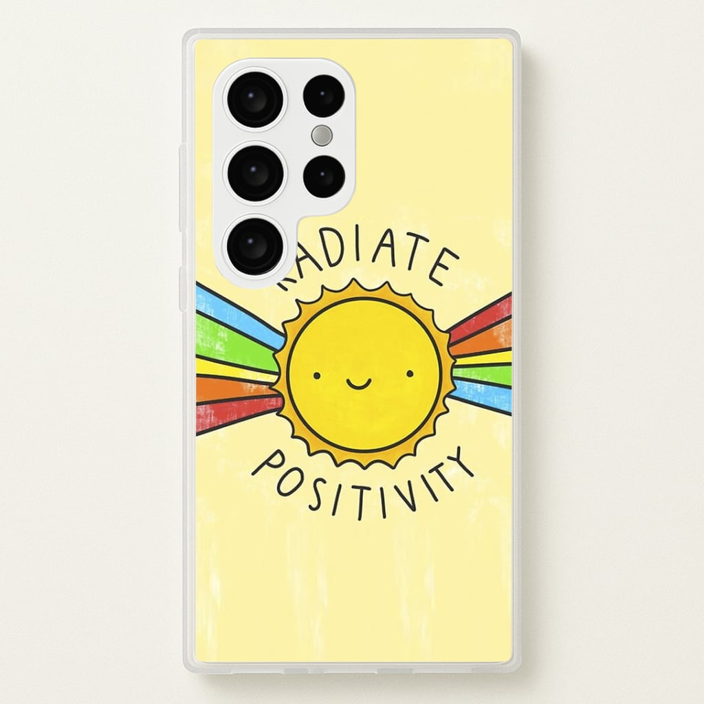 Radiate Positivity Sunshine - Positivity Phone Case