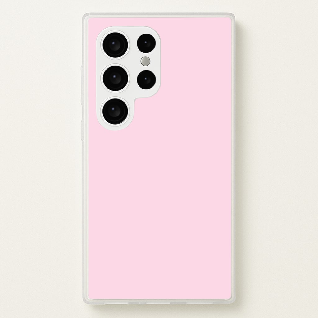 Back To Casics - Pretty Pastels - Plain Pink Phone Case