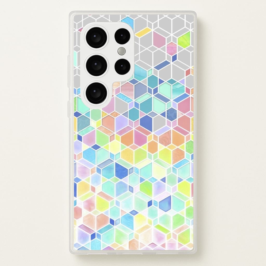 Bright Hexagon Pattern Phone Case