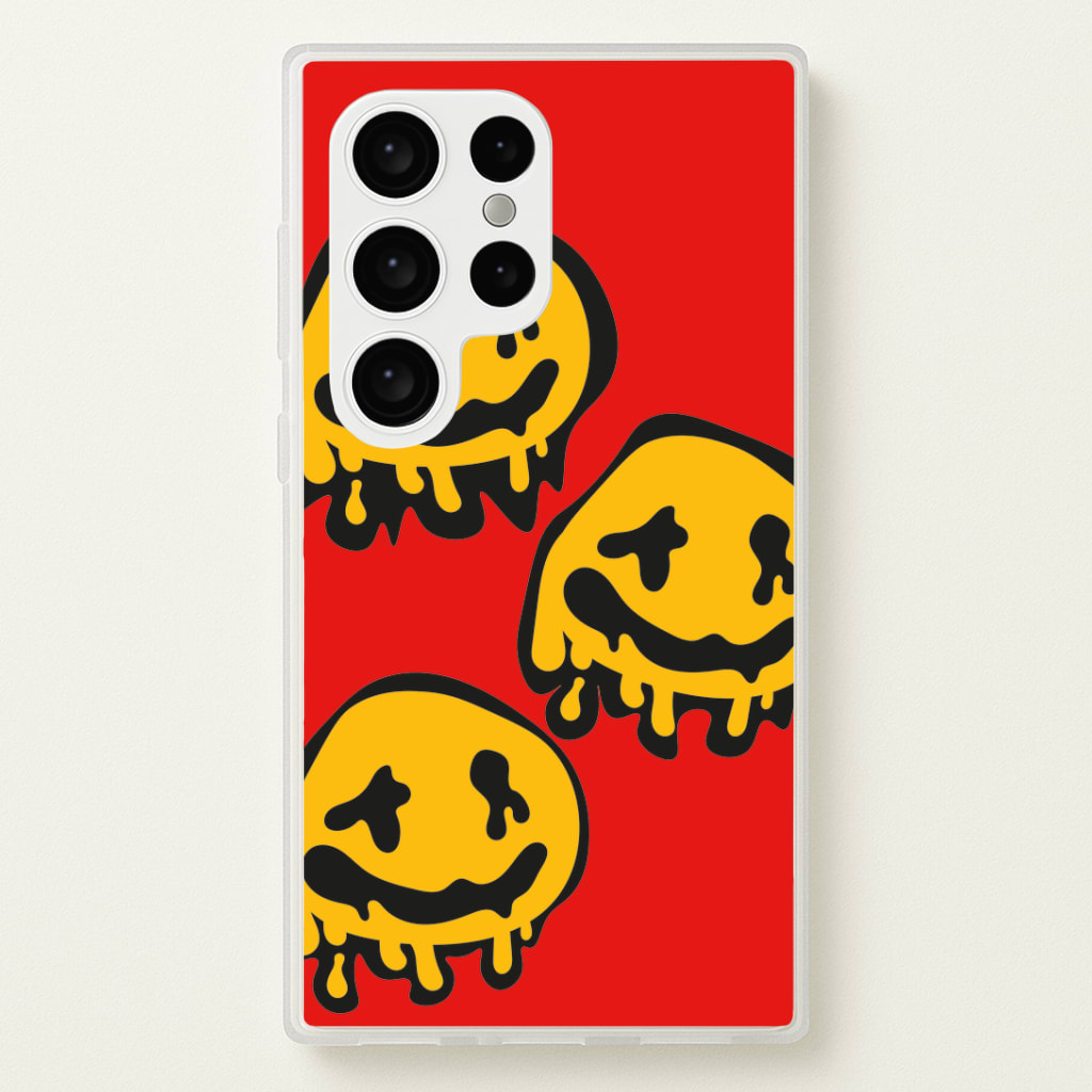 Dripping Smiley - Skate Aesthetic Phone Case