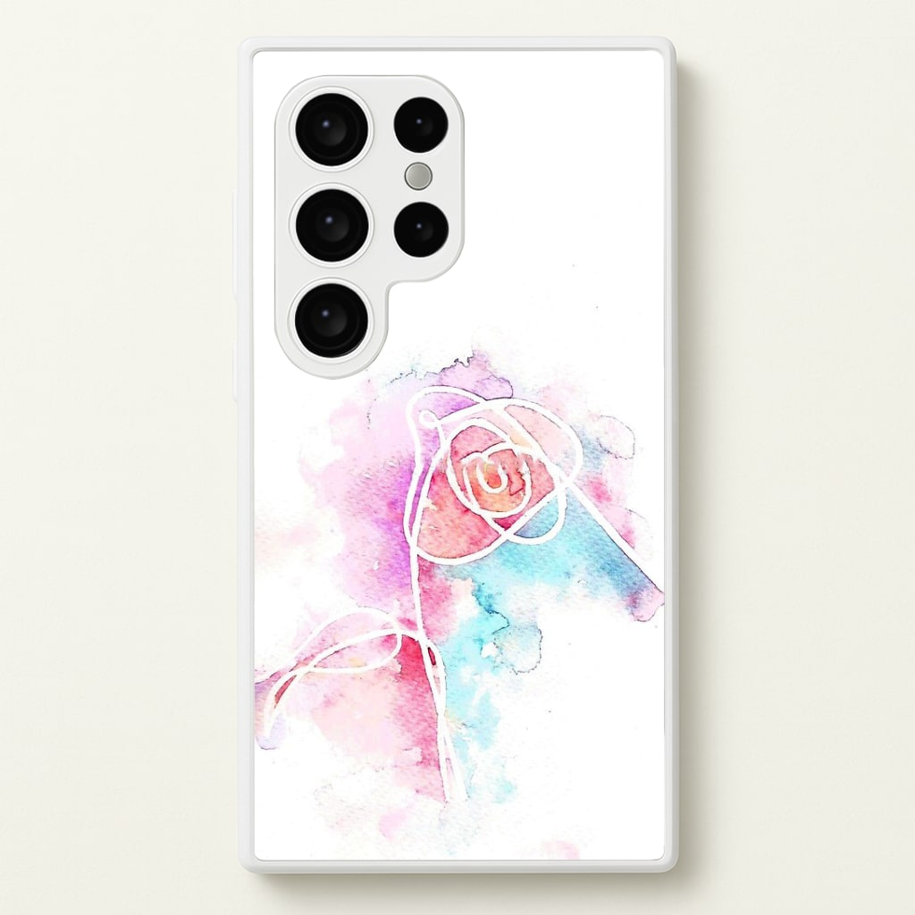 K-Pop Band Love Yourself Watercolour Painting Phone Case