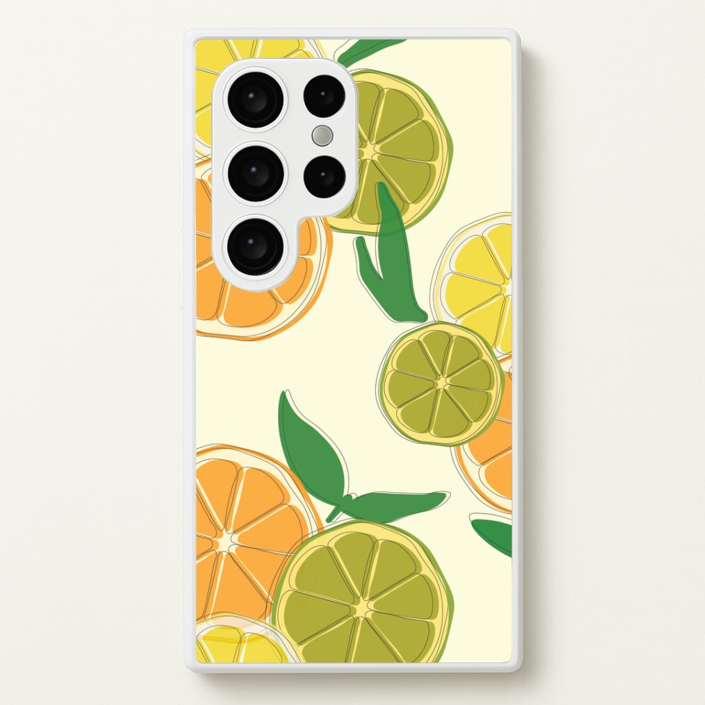 Oranges, Leomns And Limes - Fruit Patterns Phone Case