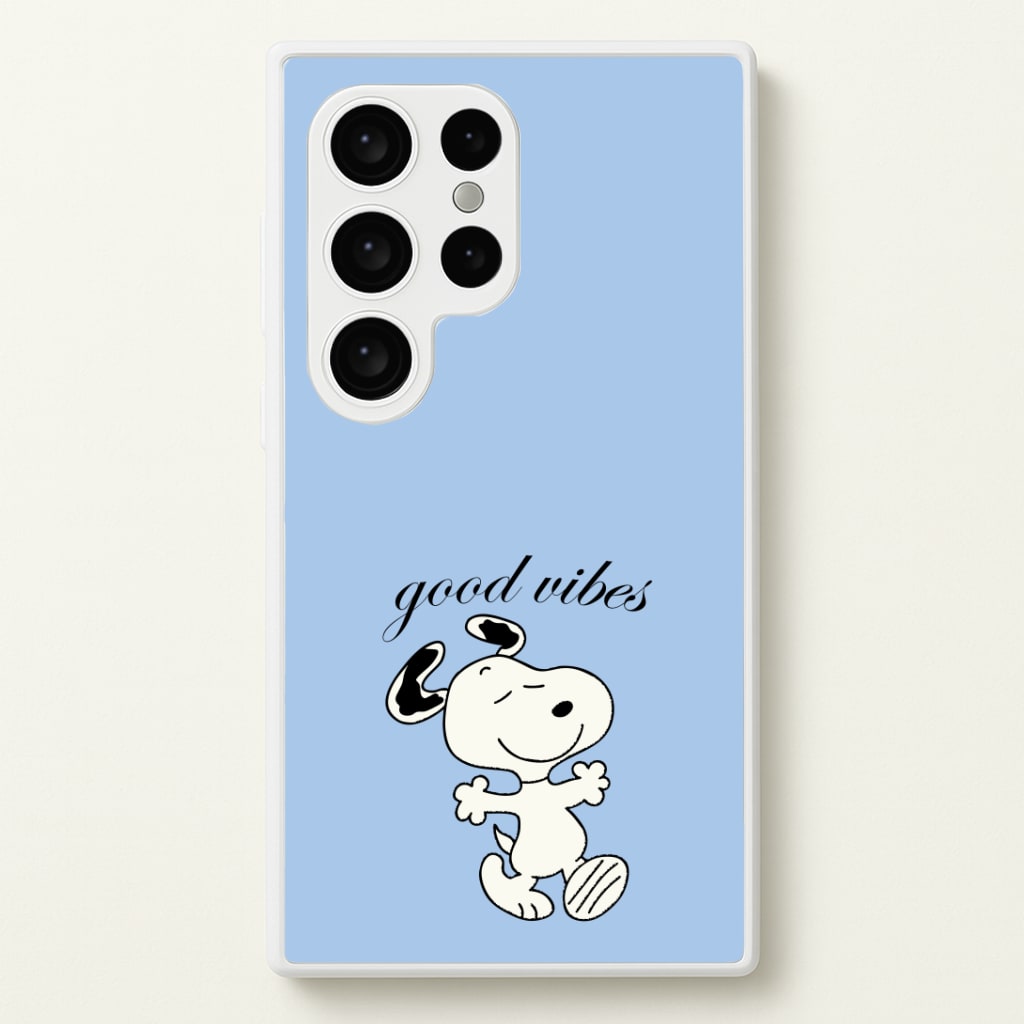 Good Vibes Cartoon Beagle Phone Case