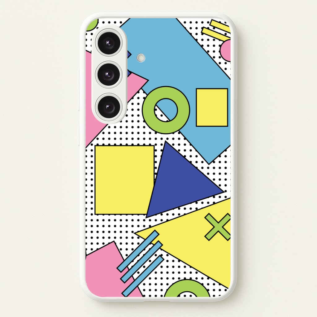 Geometric Abstract Shapes Pattern Phone Case