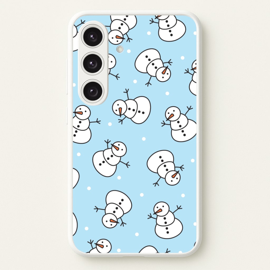 Cartoon Snowmen Pattern Phone Case