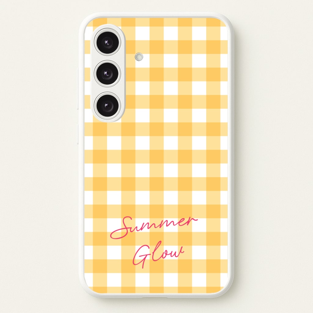 Tartan Summer Glow Phone Case