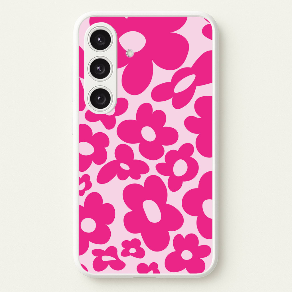 Pink Flowers - Trippy Patterns Phone Case