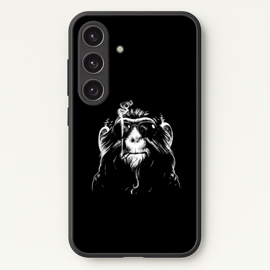 Smoking Monkey Phone Case - Galaxy S25 / Standard