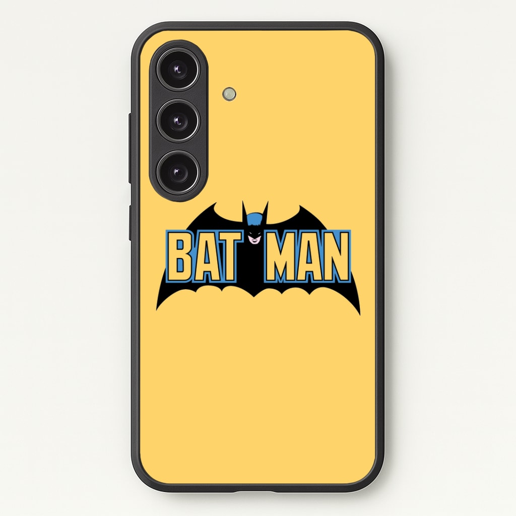 Yellow Bat Superhero Logo Phone Case