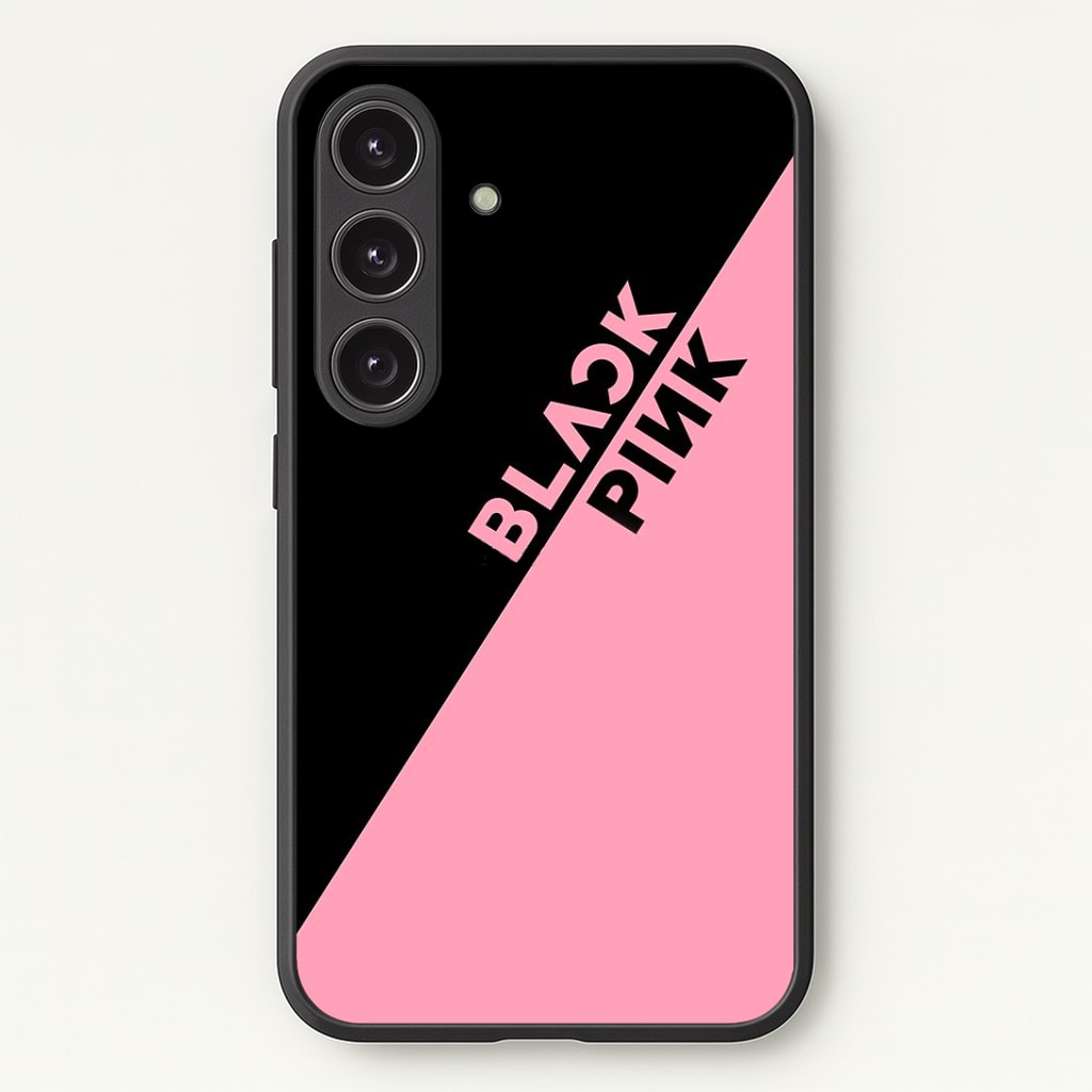 Diagonal Girl K-Pop Band Logo Phone Case - Galaxy S25 / Standard