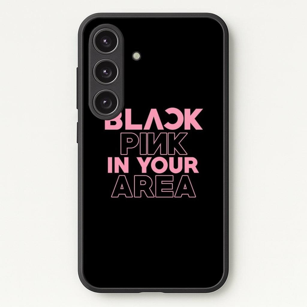 Girl K-Pop Band In Your Area - Black Phone Case - Galaxy S25 / Standard