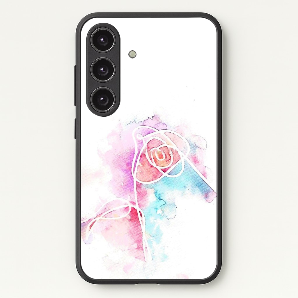 K-Pop Band Love Yourself Watercolour Painting Phone Case - Galaxy S25 / Standard