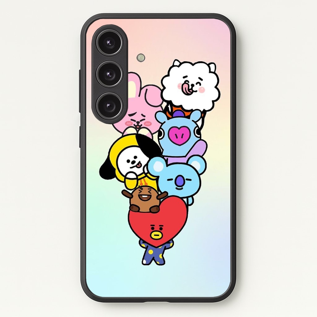 Pastel BT21 - K Pop Phone Case - Galaxy S25 / Standard