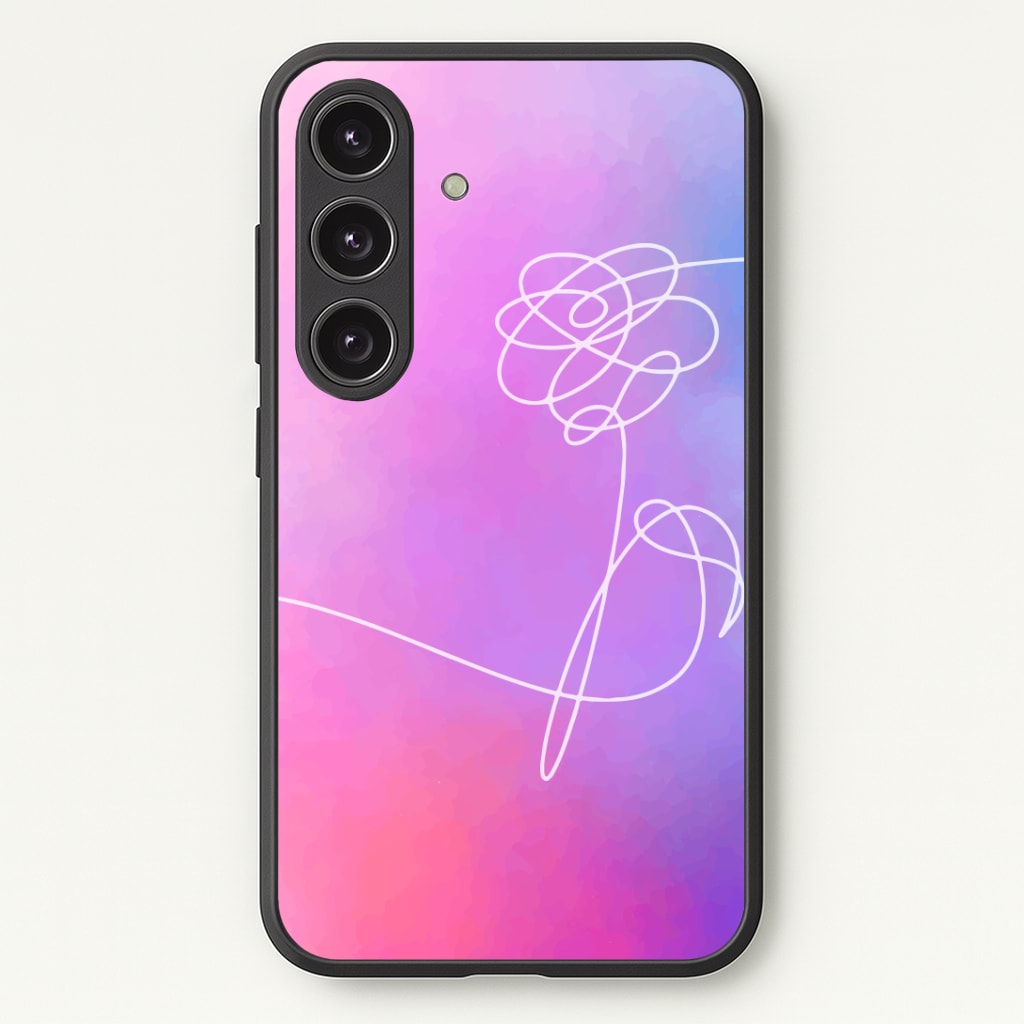 BTS Flower Pattern - K Pop Phone Case - Galaxy S25 / Standard