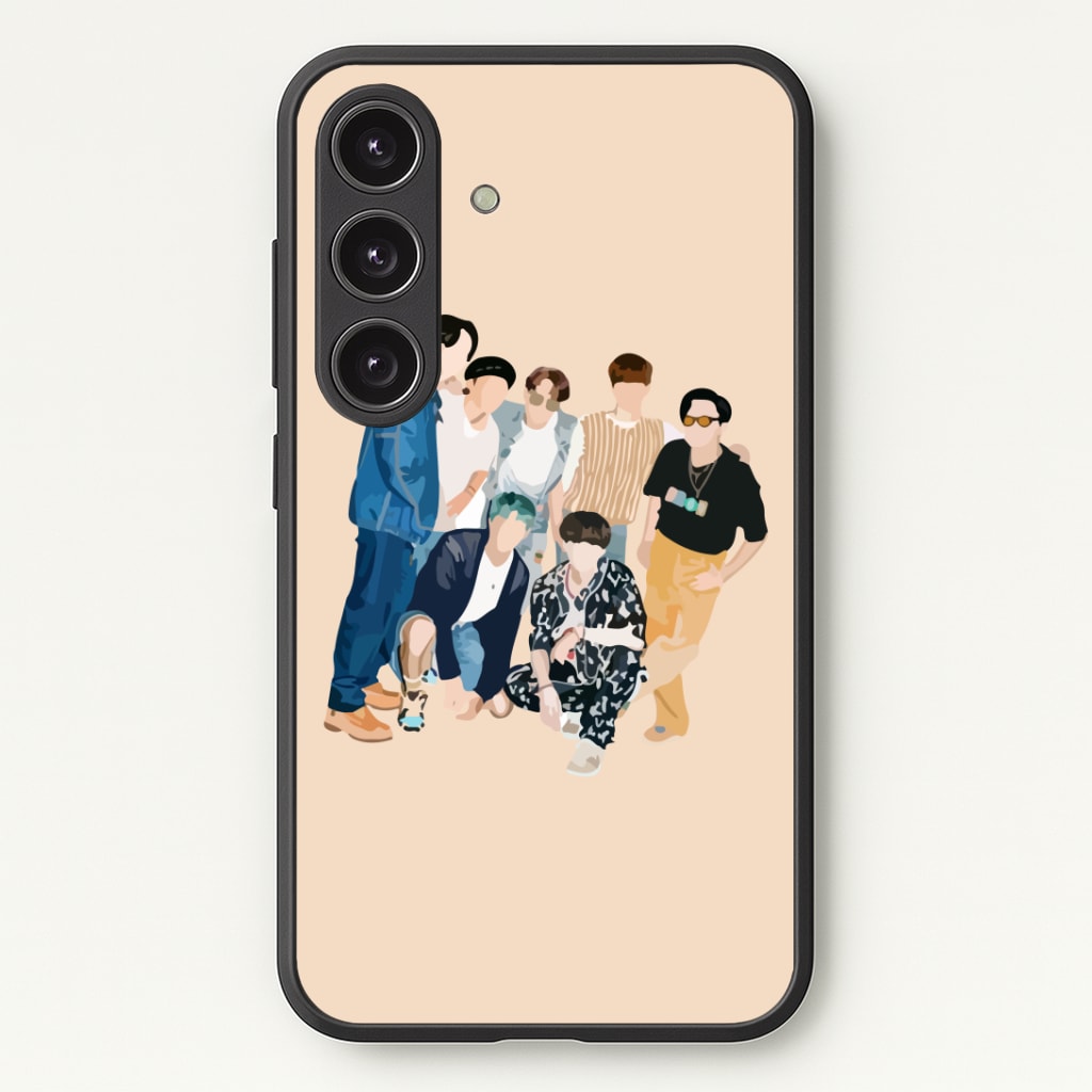 Casual K-Pop Band Band Phone Case - Galaxy S25 / Standard