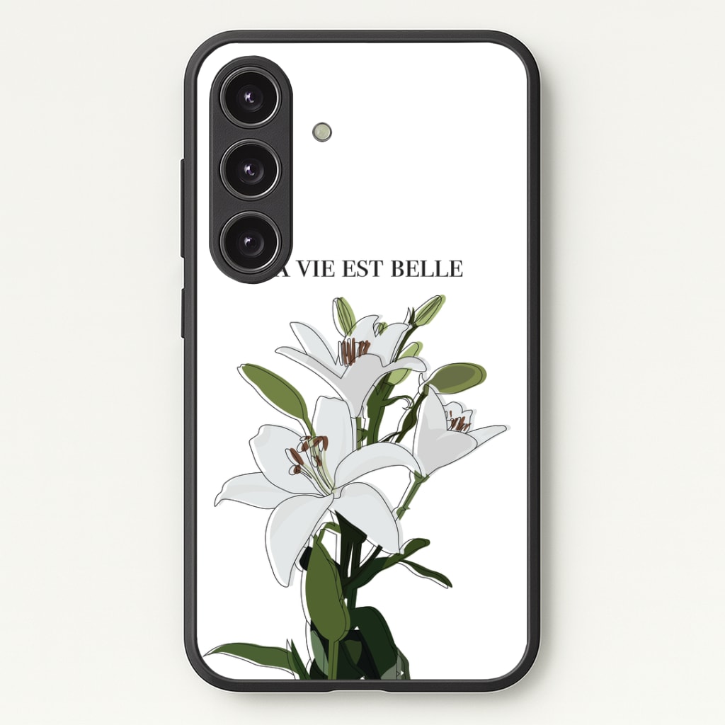La Vie Est Belle - Clean Girl Aesthetic Phone Case - Galaxy S25 / Standard