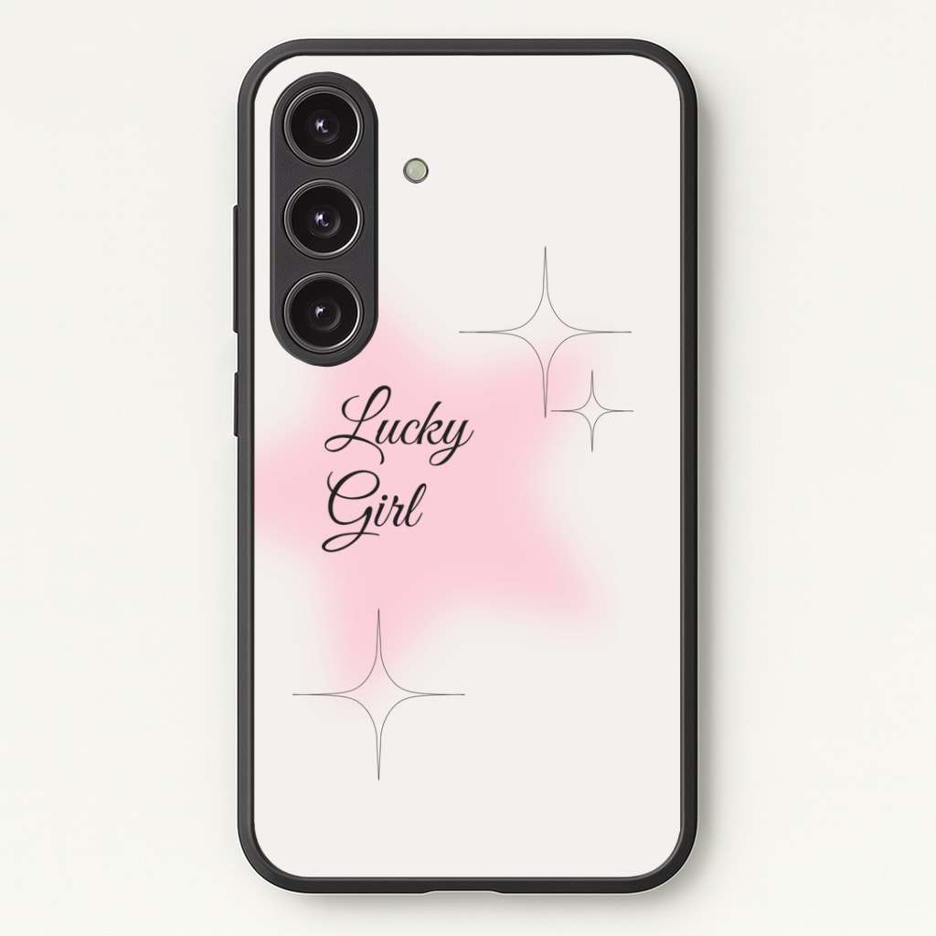 Lucky Girl - Clean Girl Aesthetic Phone Case - Galaxy S25 / Standard