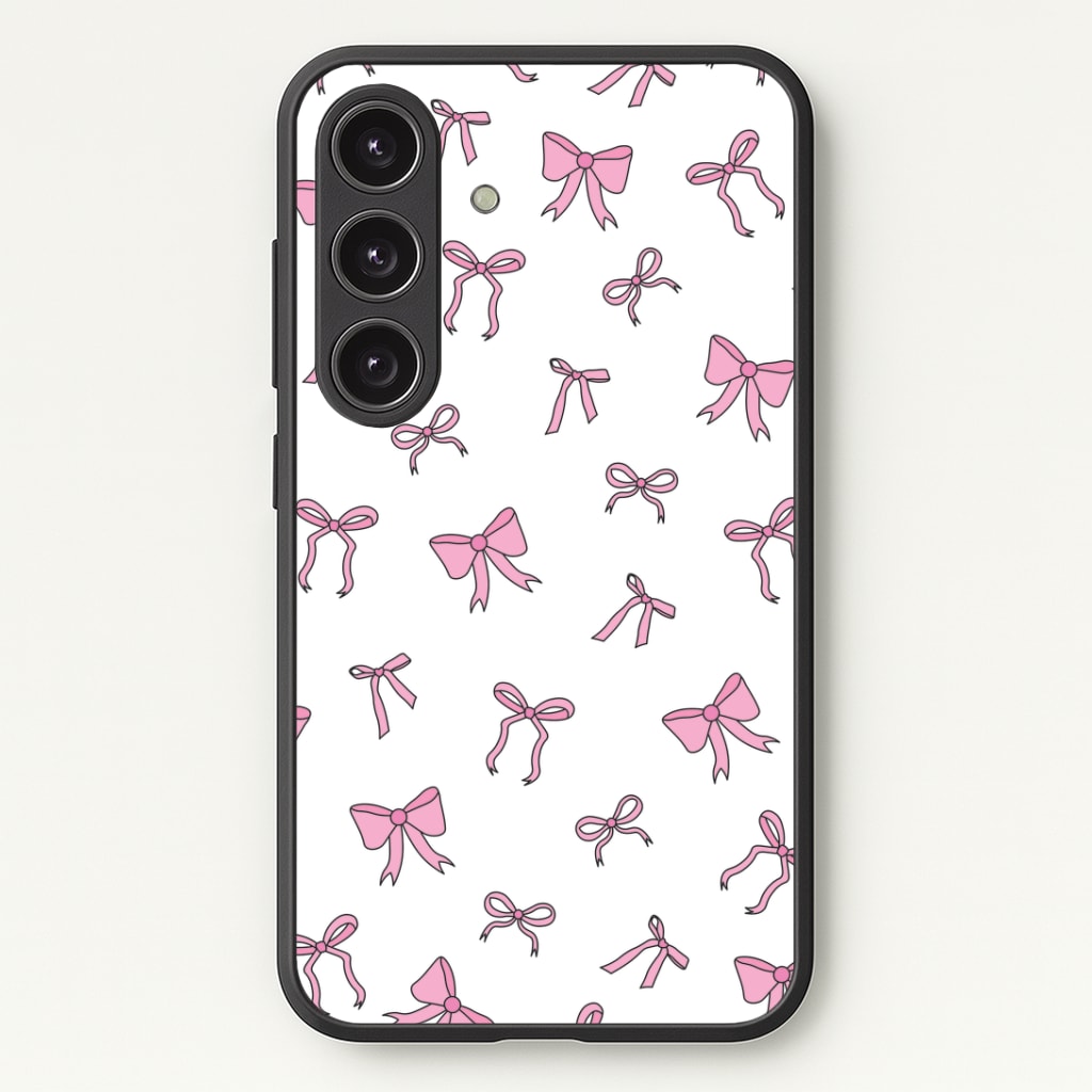Coquette Variety Pink Bows Pattern Phone Case - Galaxy S25 / Standard