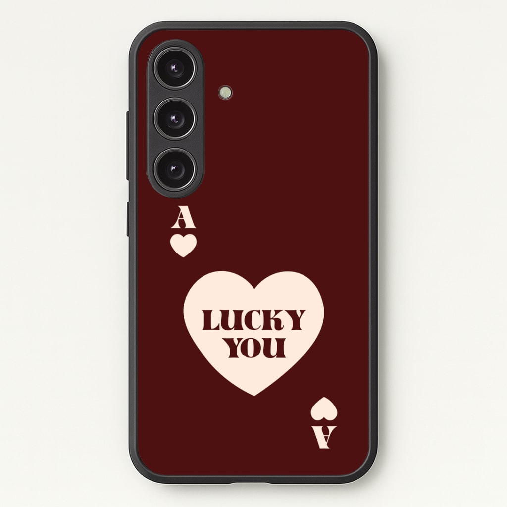 Ace Of Hearts Lucky You Phone Case - Galaxy S25 / Standard