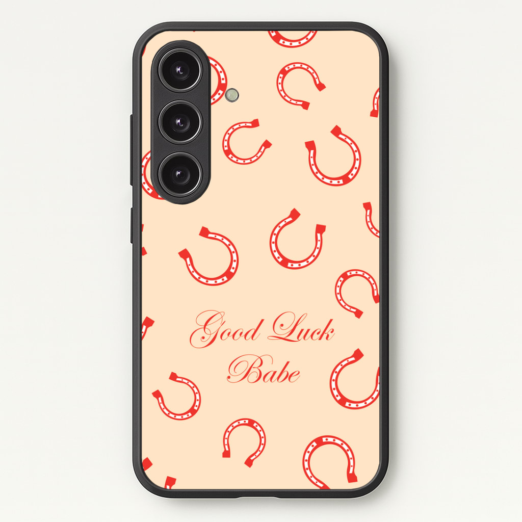 Good Luck Babe Horseshoe Phone Case - Galaxy S25 / Standard